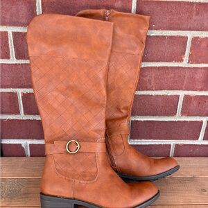 St. John's Bay Tan Over the Knee Boots